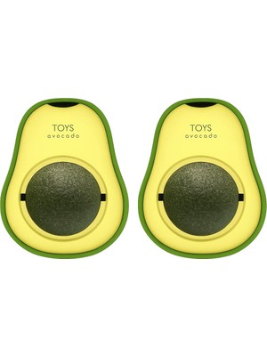 Madpet Avokado Kedi Nanesi Oyuncağı – Yapışkanlı Catnip Topu ile Kediler Için Çiğneme ve Stres Azalt