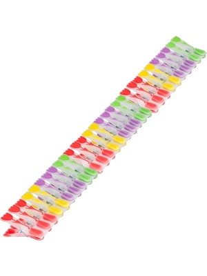 New- Elite Lale Desenli Silikon Mandal, Şeffaf, 30 Adet