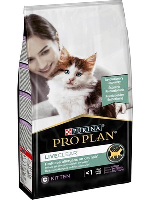 Vento Store Pro Plan Liveclear Kitten Hindili Yavru Kedi Maması 1.4 kg