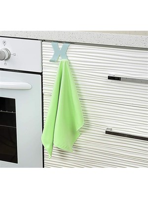® Mutfak Banyo Dolap Kapağına Takılan Meta Havlu Askılığı Aparatı