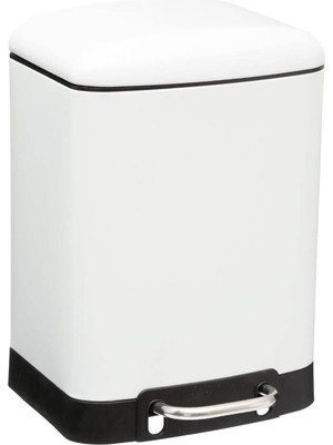 Jja 138059I Çöp Metal Beyaz 22 x 15,5 x 32 cm 6 L