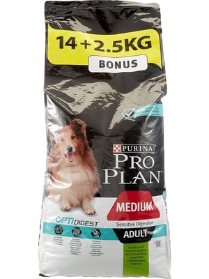 Orta Irk Yetişkin Kuru Köpek Maması Kuzu Etli 14+2.5 kg