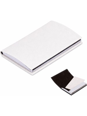 Boldy Metal Iç Kaplamalı Kartlık - Manyetik Slim Metal Kartlık - Çelik Kaplama Para Cüzdanı - Kartvizitlik - Lux Kaplama Kartlık