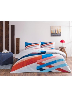 Vento Store Freya Flanel Standart Flanel Nevresim Takımı, Mavi, Çift Kişilik