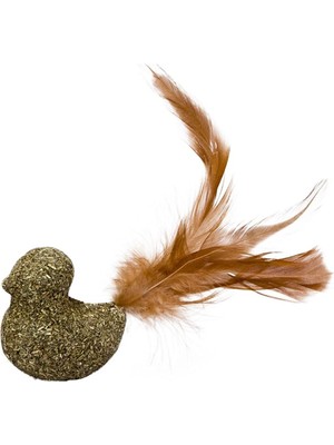 550951 Ördek Şeklinde Catnip Tüylü Kedi Oyuncağı, 5x4.5 cm