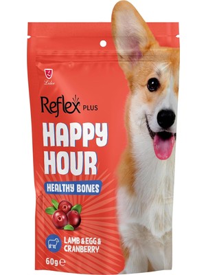 Vento Store Happy Hour Sağlikli Kemikler Için Destekleyici Köpek Ödül Mamasi 60GR