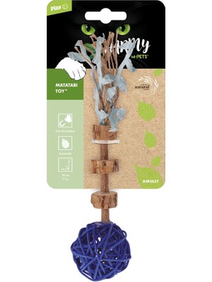 Vento Store Charmy Amulet Matatabi Kedi Oyuncağı Blue