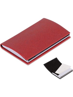 Boldy Metal Iç Kaplamalı Kartlık - Manyetik Slim Metal Kartlık - Çelik Kaplama Para Cüzdanı - Kartvizitlik - Lux Kaplama Kartlık