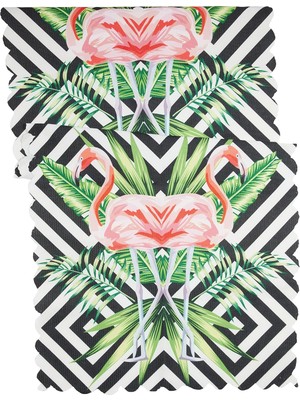 Flamingo Model Baskılı Runner