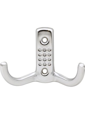 (100 Adet) Noktalı Askı Portmanto Vestiyer Duvar Dolap Elbise Askısı Mobilya Askılığı Metal Askı