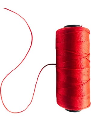 Makaralı Kalın Tesbih İPI.KIRMIZI..110 Metre