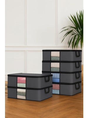 Pencereli Baza Hurç Baza Altı Düzenleyici Set (64 * 45 * 22 Cm, Adet, 6)