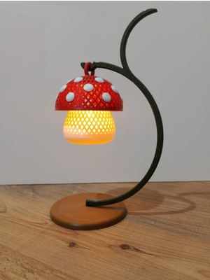 Masa Lambası Mantar Figürlü Dekor Aydınlatma