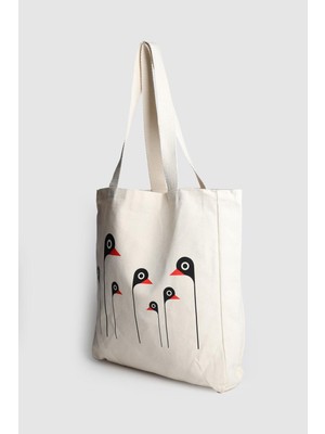 Septemmart Kadın Desenli Bez Çanta