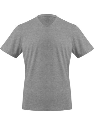Septemmart %100 Pamuklu V Yaka Slim Fit Basic Erkek T-Shirt