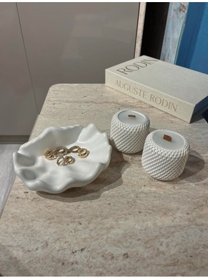 Elmessa 3 Parçalı Dekor Ürünleri(Verniklidir)