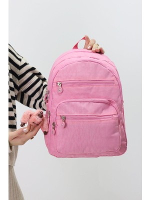 Sevimli Peluş Figürlü Günlük Kadın Sırt Çantası Şık, Kullanışlı, Okula ve Seyahate Uygun Yeni Sezon