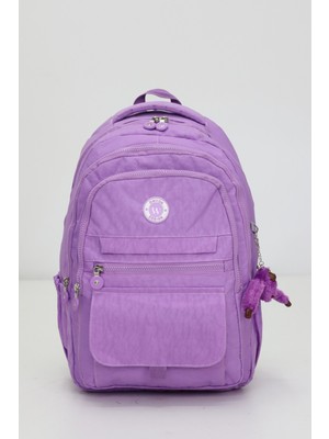 Kapaklı Beş Gözlü Geniş Sırt Çantası – Peluş Hediyeli, Konforlu Askılı, Günlük Kullanım Yeni Sezon