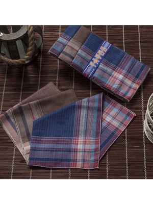 Elif Mira Yavuz Kutulu 39X39 Cm. Bir Düzine 12 Adet Mendil Ym 06