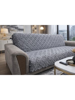 Özdağ Home Concept Şönil 3’lü Kanepe Koltuk Örtüsü – Yumuşak Dokulu, Dayanıklı ve Şık Koltuk Şalı