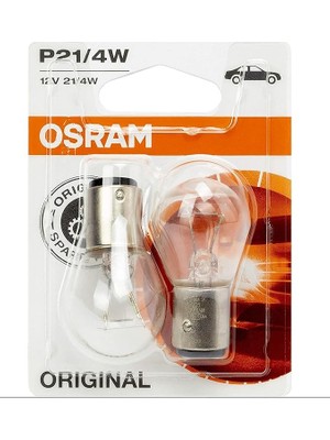 P21/4W Yeni Nesil Ampül 12V 21/4W Çiftli (Çift Duy)
