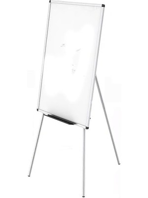 Ayaklı Beyaz Yazı Tahtası 60X85 cm Teleskobik Ayaklı 1 Adet Alüminyum Kolay Silinebilir Ergomik Beyaz Yazı Tahtası
