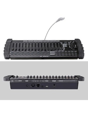 DMX-192XP Işık Kontrol Mikseri Masası LED Aydınlatmalı 384 Kanal
