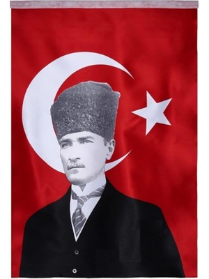 Sanat Atatürklü Türk Bayrağı 135/180