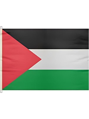Bayrak Filistin 30X45CM Elde Sallama Bayrağı Sopalı