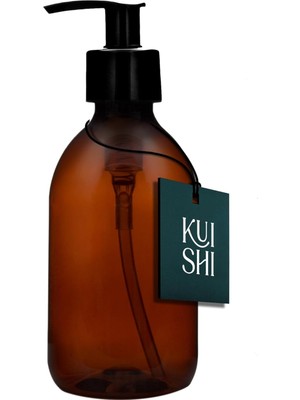 Pompa Dispenseri ile Kahverengi Amber Plastik Şişeler [250ML x 1], Bpa Içermeyen Plastik Pompa Şişeleri, El Yıkama, Losyonlar, Dezenfektanı, Şampuan, Saç Kremi, Duş Jeli Için Boş Pompa Dağıtıcı