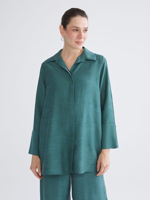 Lc Waikiki Yeni Sezon Desenli Oversize Kadın Gömlek Tunik