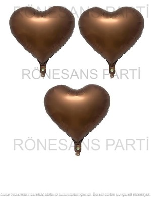 Kalp Folyo Balon 45 cm 3 Adet