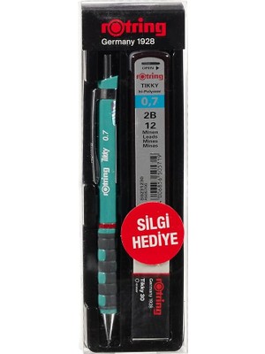 Tıkky Min Silgi 3'lü Okul Seti- 0.7 Deniz Mavi