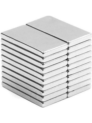 Magneteksan Güçlü Neodyum Blok Mıknatıs - 30X10X2 mm (10'lu)