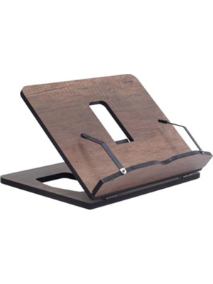 Wood - Kitap Okuma Standı Büyük Boy (Ceviz)