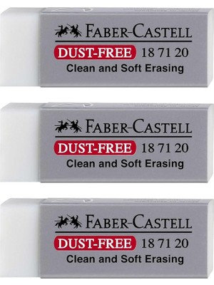 Silgi, Plastik, Gri, 3 Adet