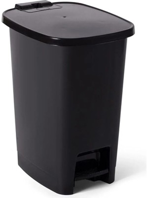 Collection Lüx Serisi Pedallı 25 Litre Çöp Kovası Siyah