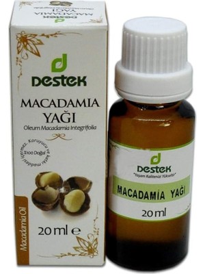 Macadamia/cadı Fındığı Yağı (Soğuk Pres) 20 ml