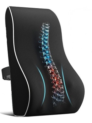 Visko Sırt Minderi Araç Koltuk Sandalye Bel Yastığı Bel Desteği