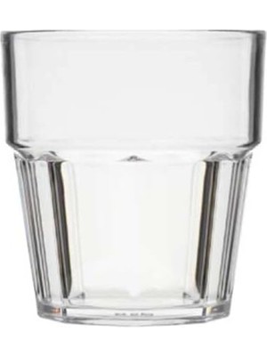 Polikarbonat Bardak Şeffaf 250 ml - 6 Adet