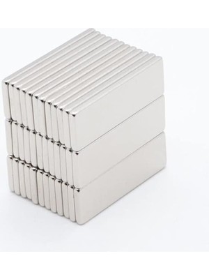 Adet 30X10X2 mm Dikdörtgen Neodyum Mıknatıs Boy 30MM En 10MM Kl. 2mm