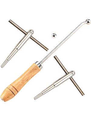1 Set Trombon Trompet Aracı Trompet Ezik Onarım Aracı Trompet Trombon Korno Onarımı Için Ahşap Saplı