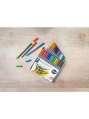 3200 TB36 Çift Uçlu Keçeli Kalem 3.0 0.50.8 mm 36'lı