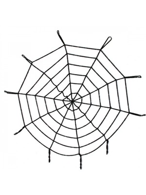 Marsilyan Halloween Cadılar Bayramı Örümcek Ağ Dekor Siyah