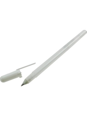 Gelly Rol 0.8 - Beyaz Roller Jel Kalem