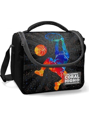High Gri Basketbol Isı Yalıtımlı Beslenme Çantası - Kız Çocuk
