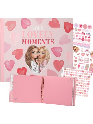 Top Model Topmodel Dıy Fotoğraf Albümü | 340 Stickerlı Kız Çocuk Hatıra ve Anı Albümü