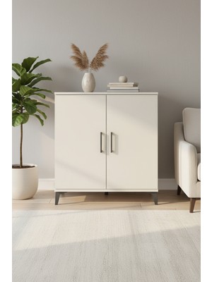 Aura Şifonyer 2 Raflı 2 Kapaklı 88X59X96 Aytaşı - Şık ve Fonksiyonel