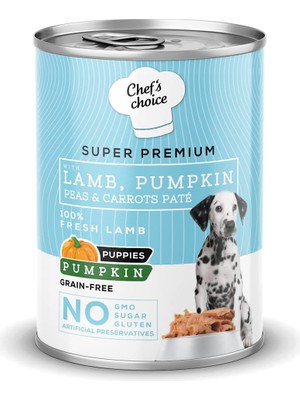 Chef's Choice Yavru Köpekler Için, Tahılsız, Hipoalerjenik, Kuzu Etli, Balkabaklı, Bezelyeli ve Havu