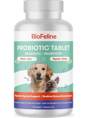 Tablet Probiyotik Kedi ve Köpek 25 Tablet